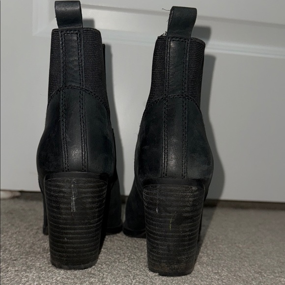Lucky Brand Black Ankle Booties with High Heel - Picture 7 of 8